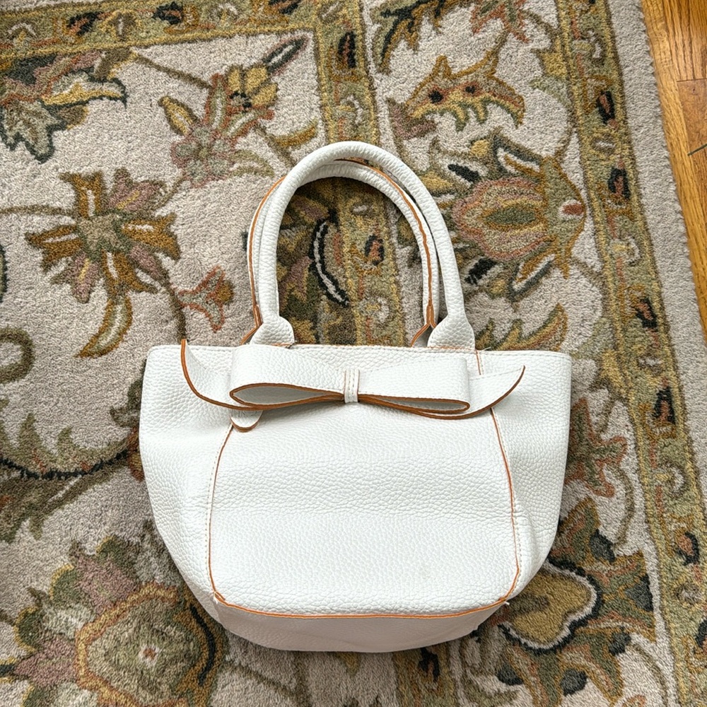 White purse